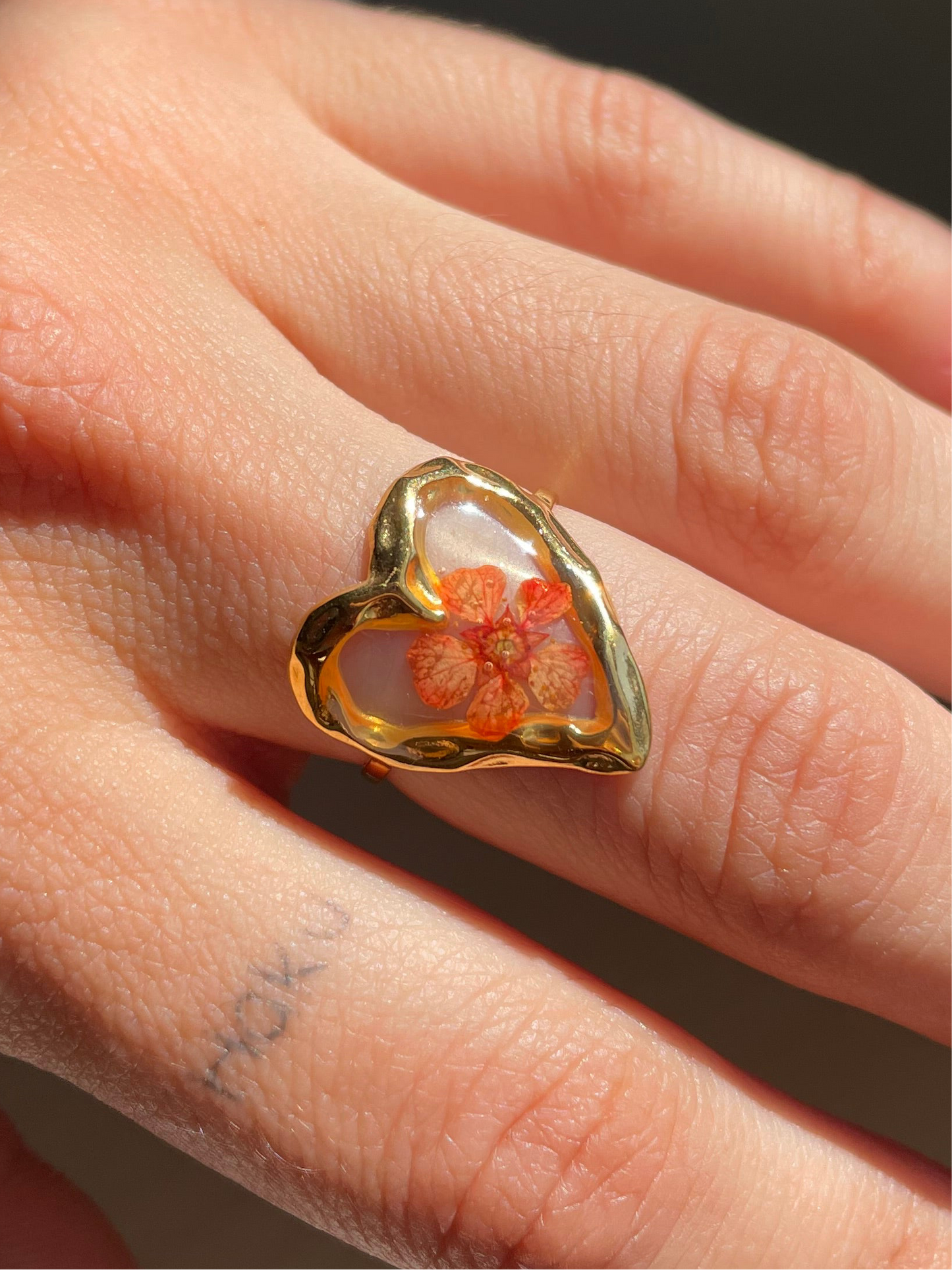 Fleur de Coeur Ring