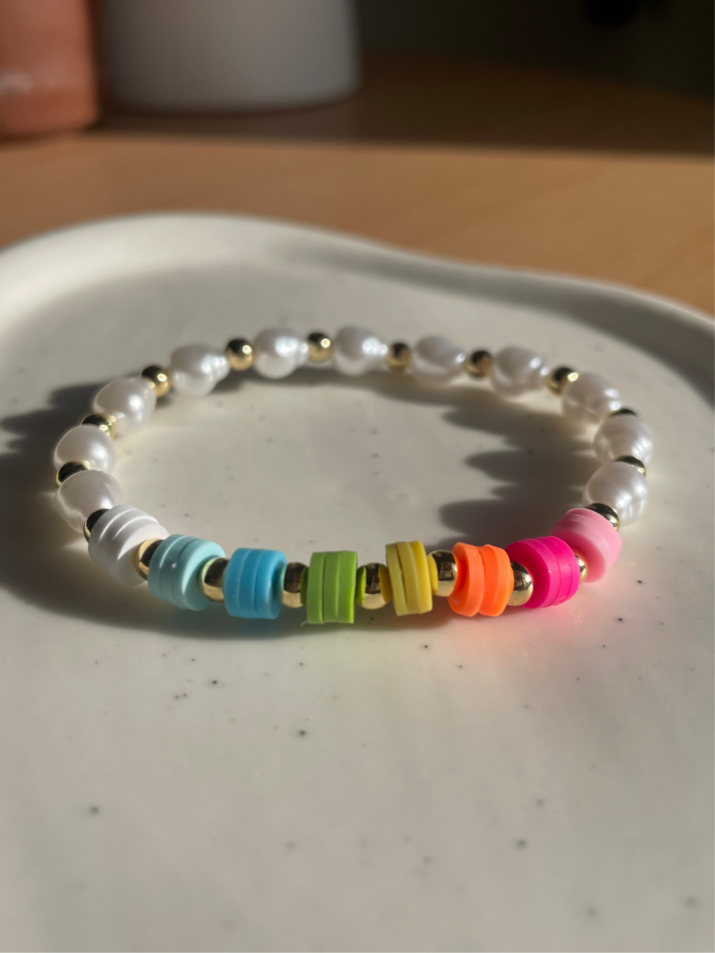 Heishi Halo Bracelet