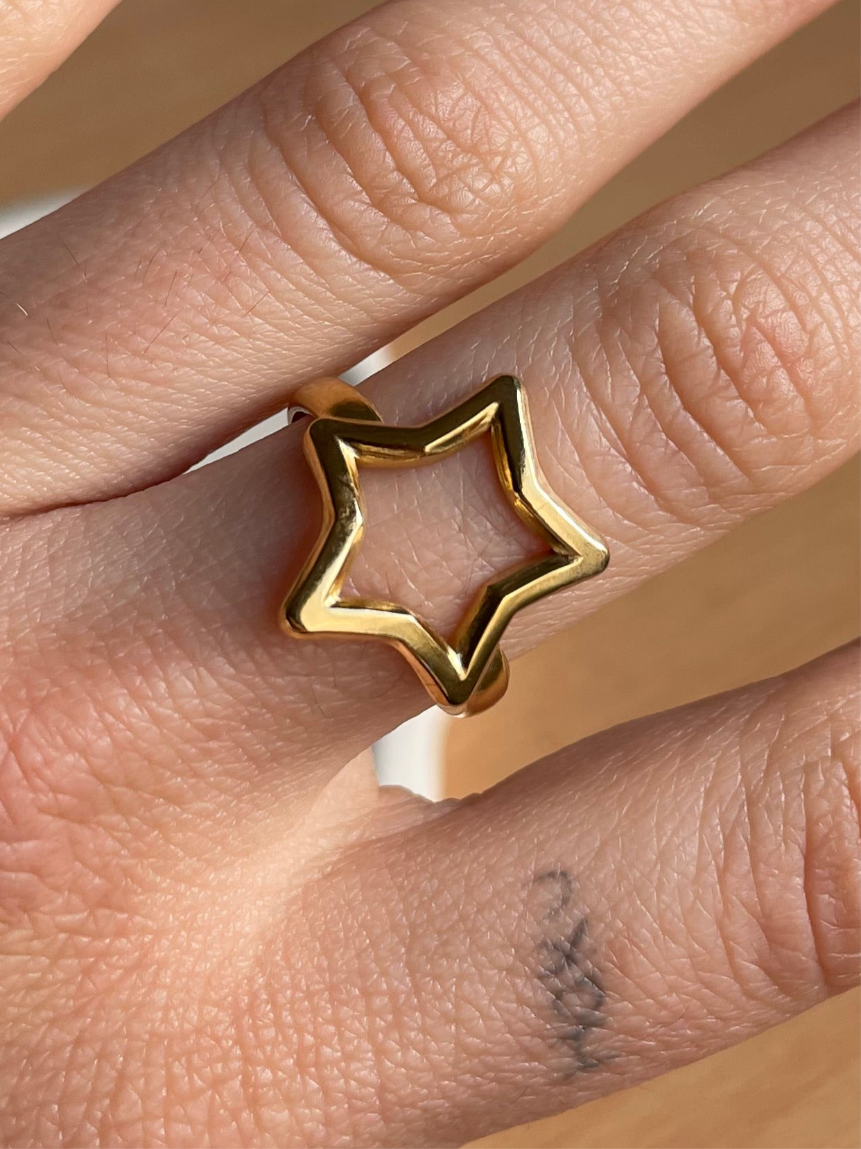 Open Star Ring