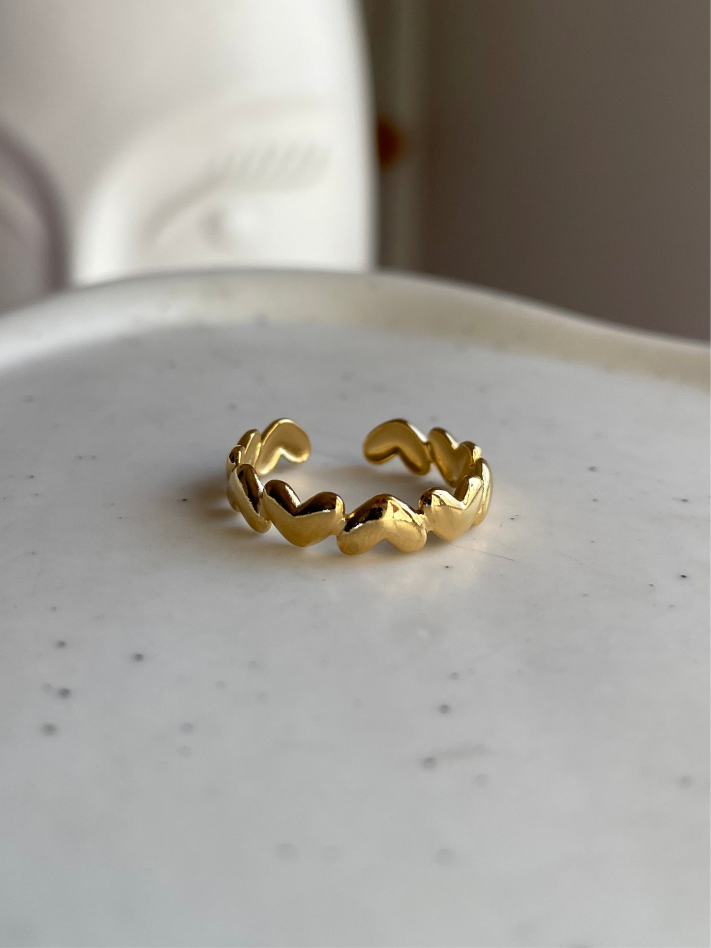 Tiny Hearts Ring