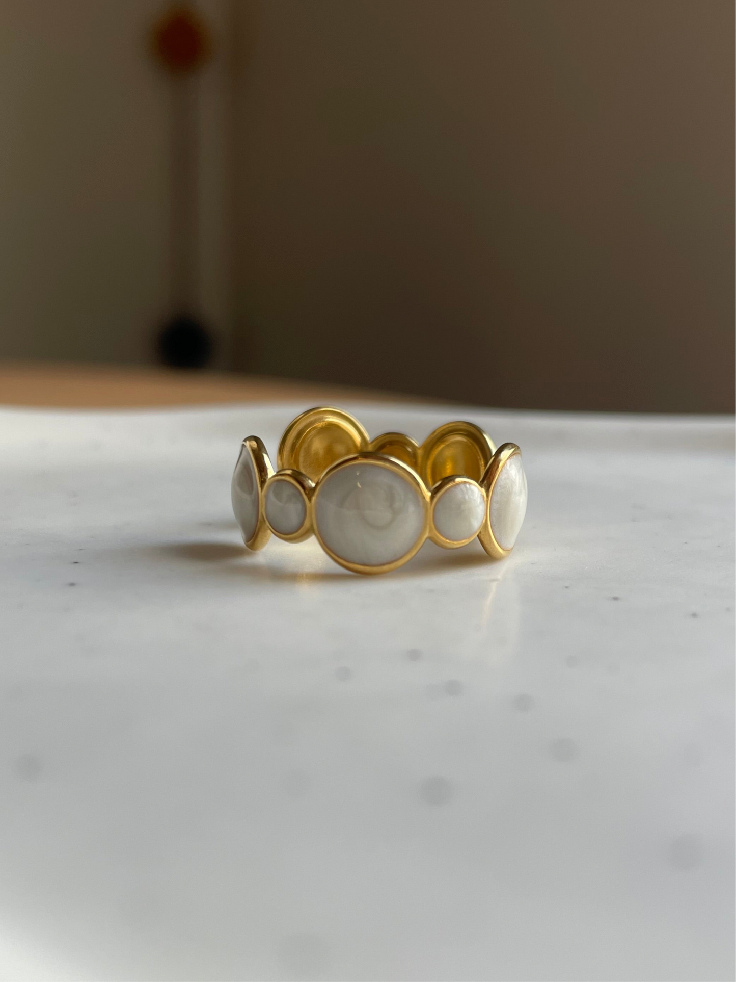 Glazed Circles Ring