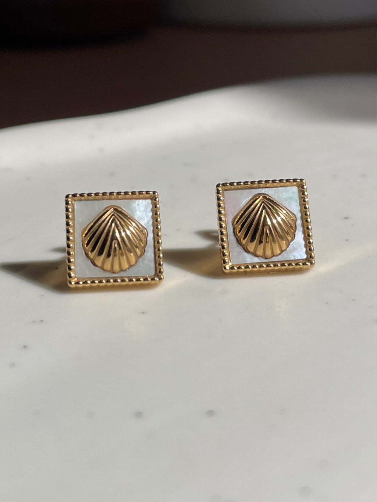 Ariel Seashell Earrings