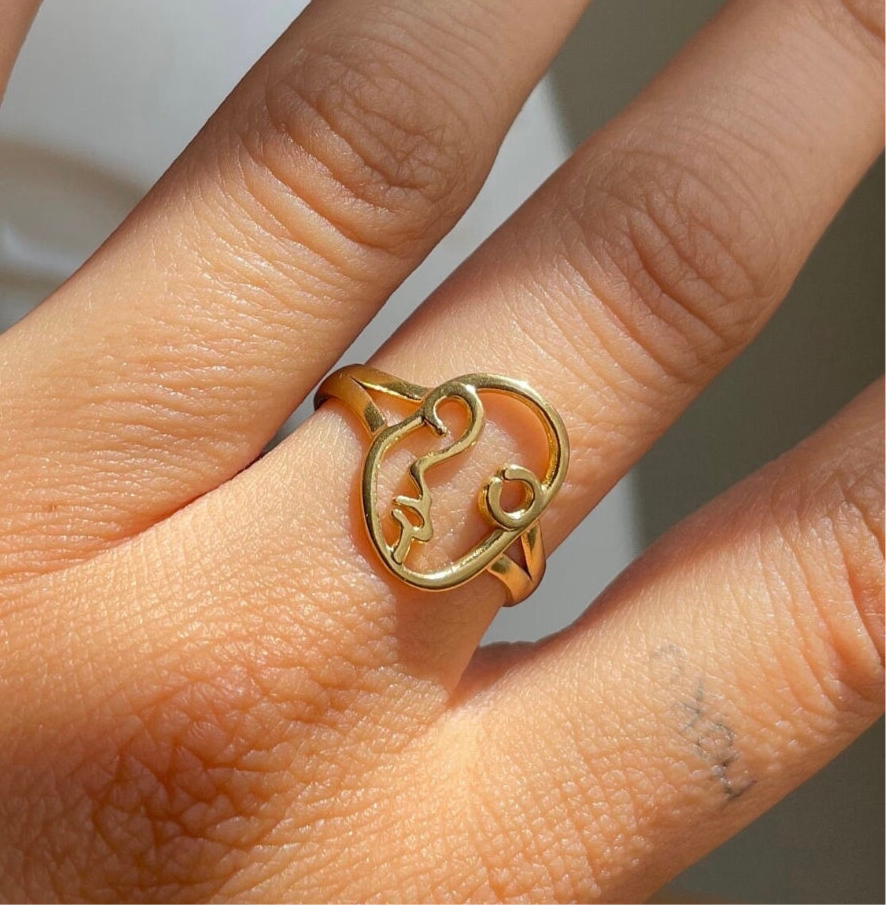 Muse in Lines Ring