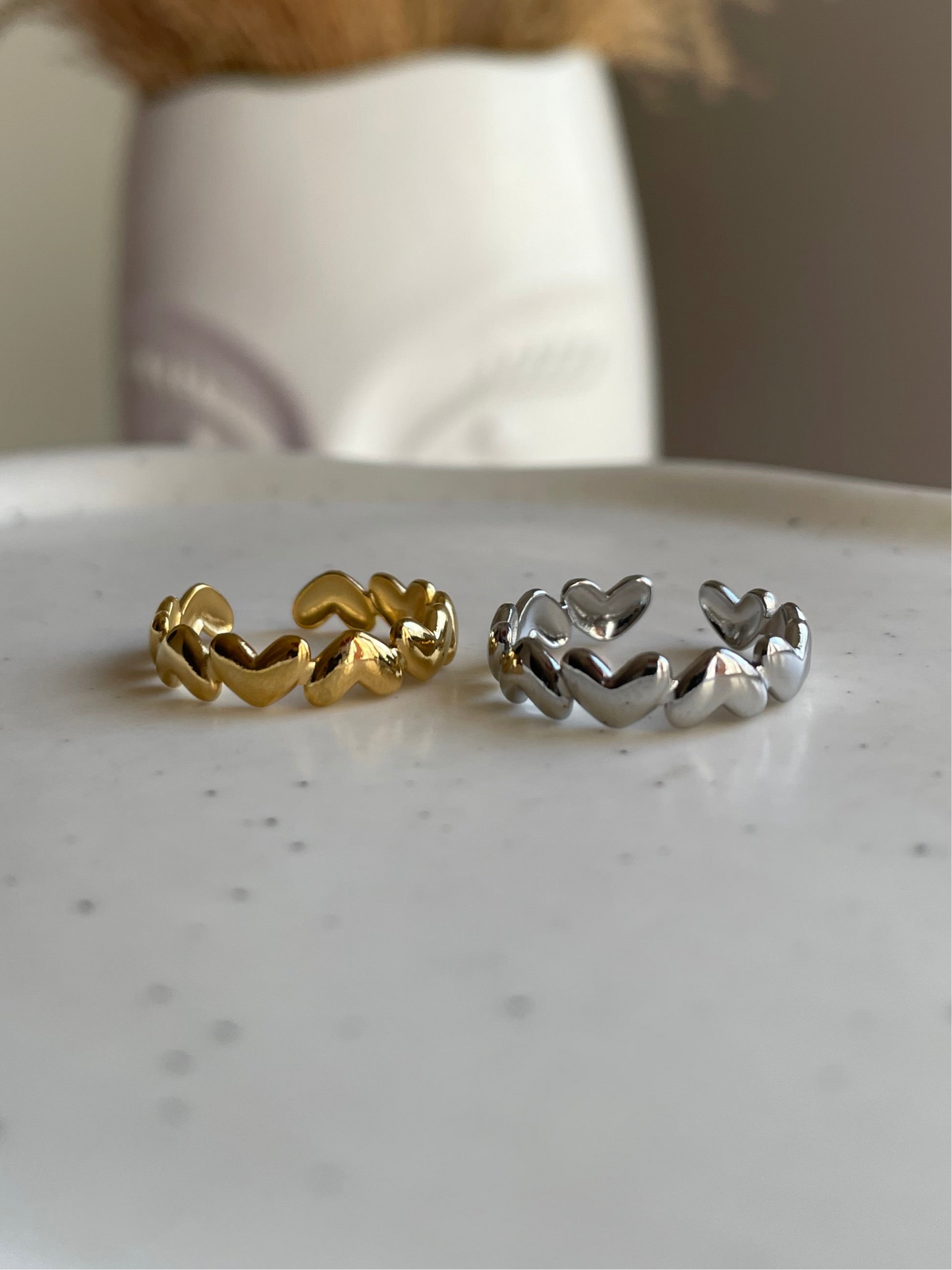 Tiny Hearts Ring