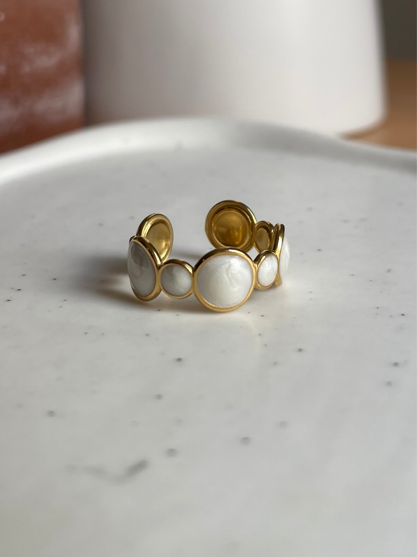 Glazed Circles Ring