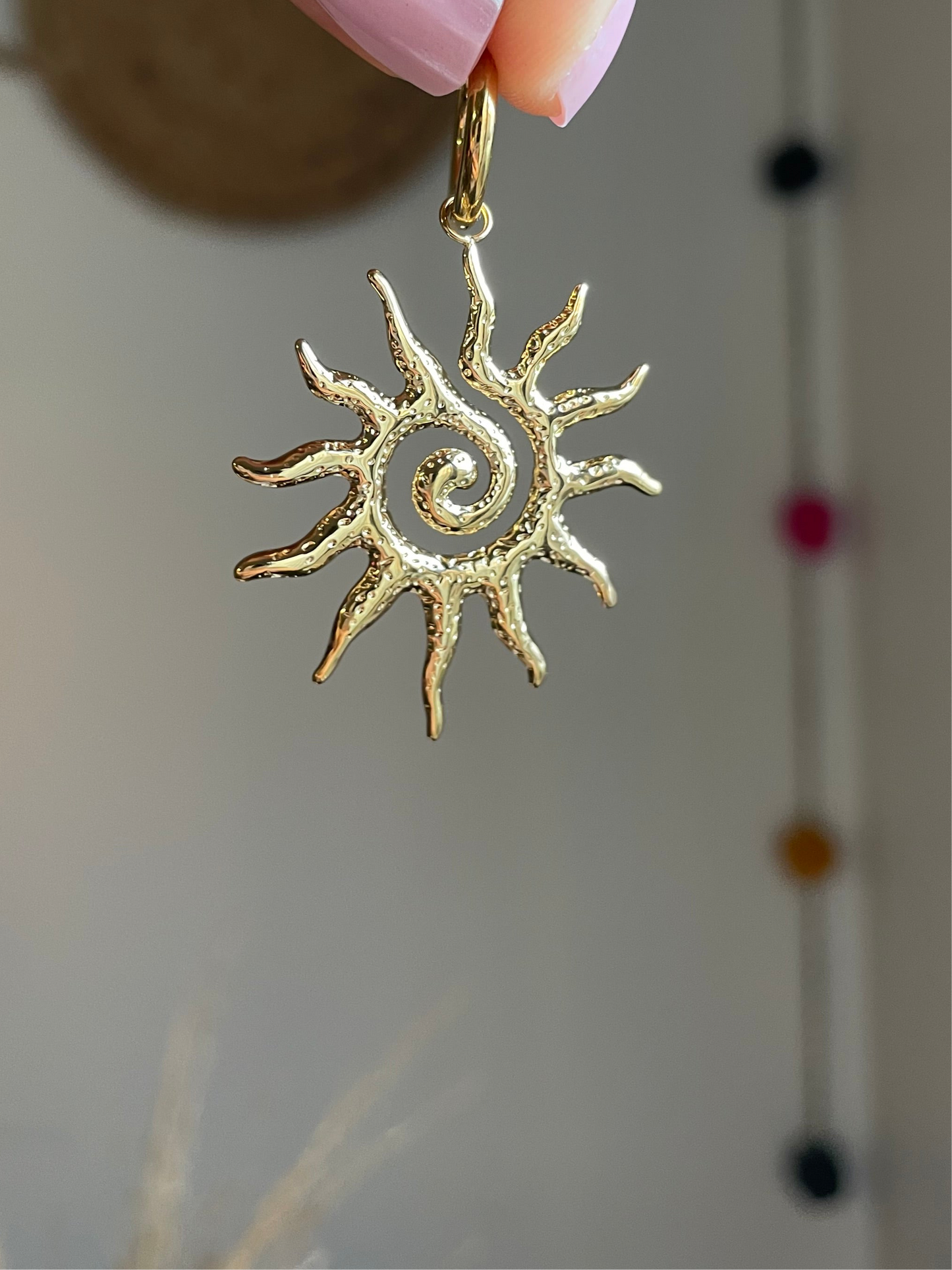 Spiral Sun Earrings