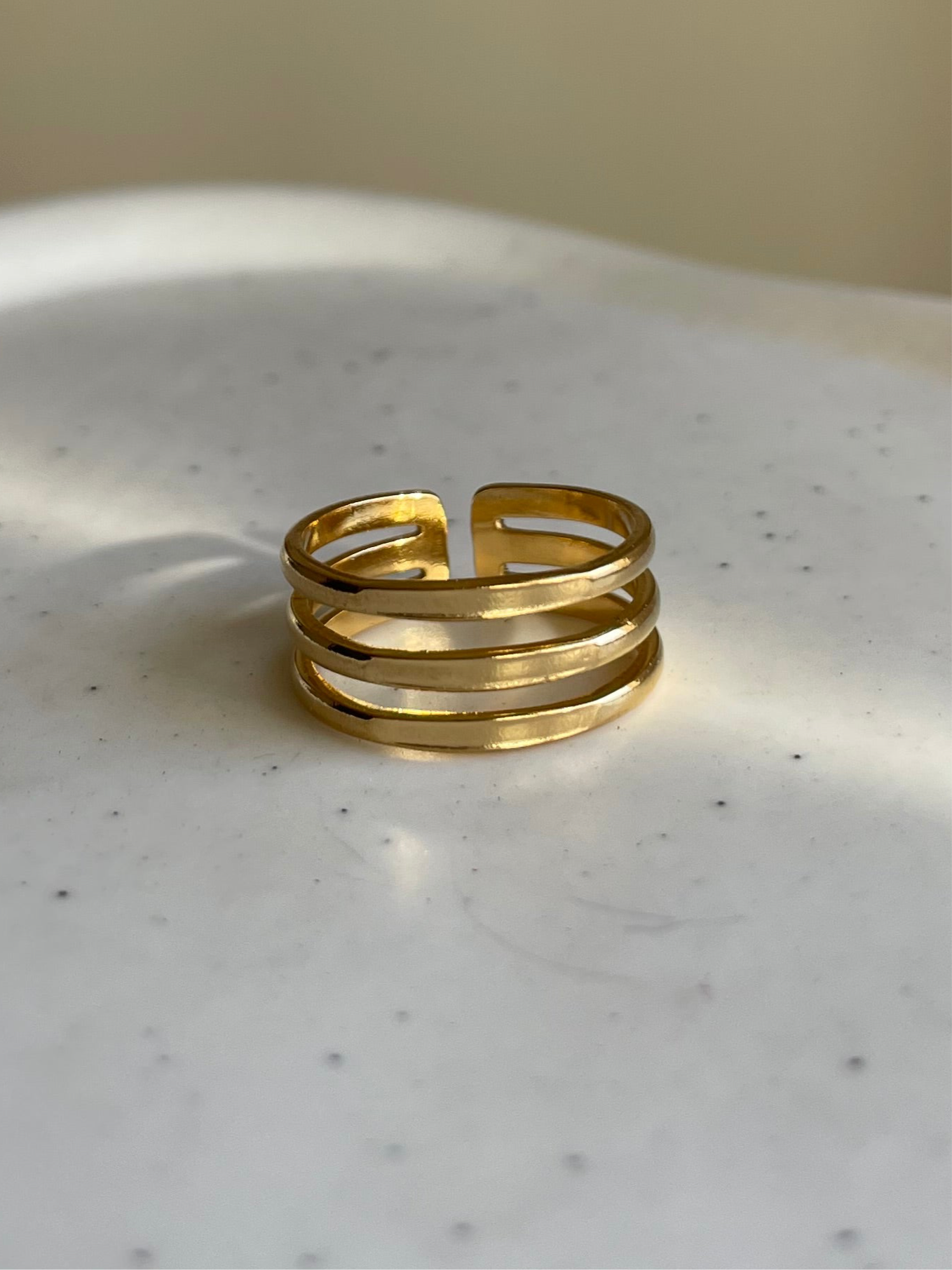Triple Band Minimalist Ring