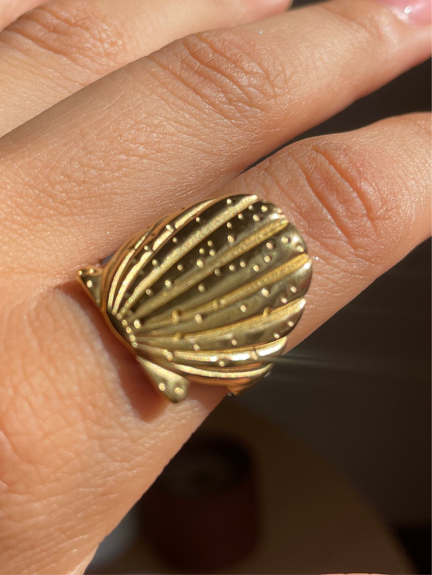 Chunky Shell Ring