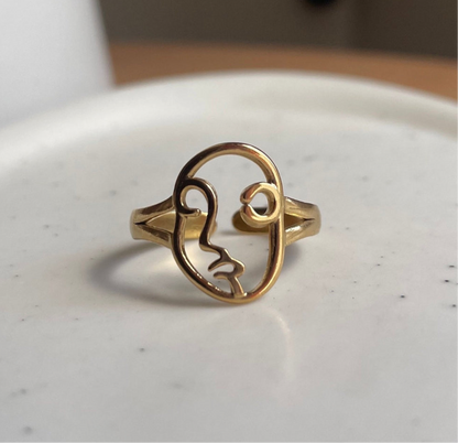 Muse in Lines Ring