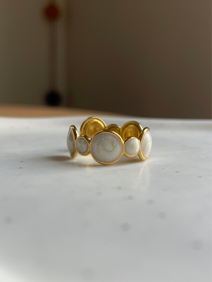 Glazed Circles Ring