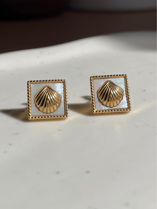 Ariel Seashell Earrings