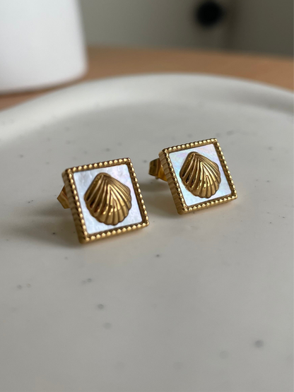 Ariel Seashell Earrings