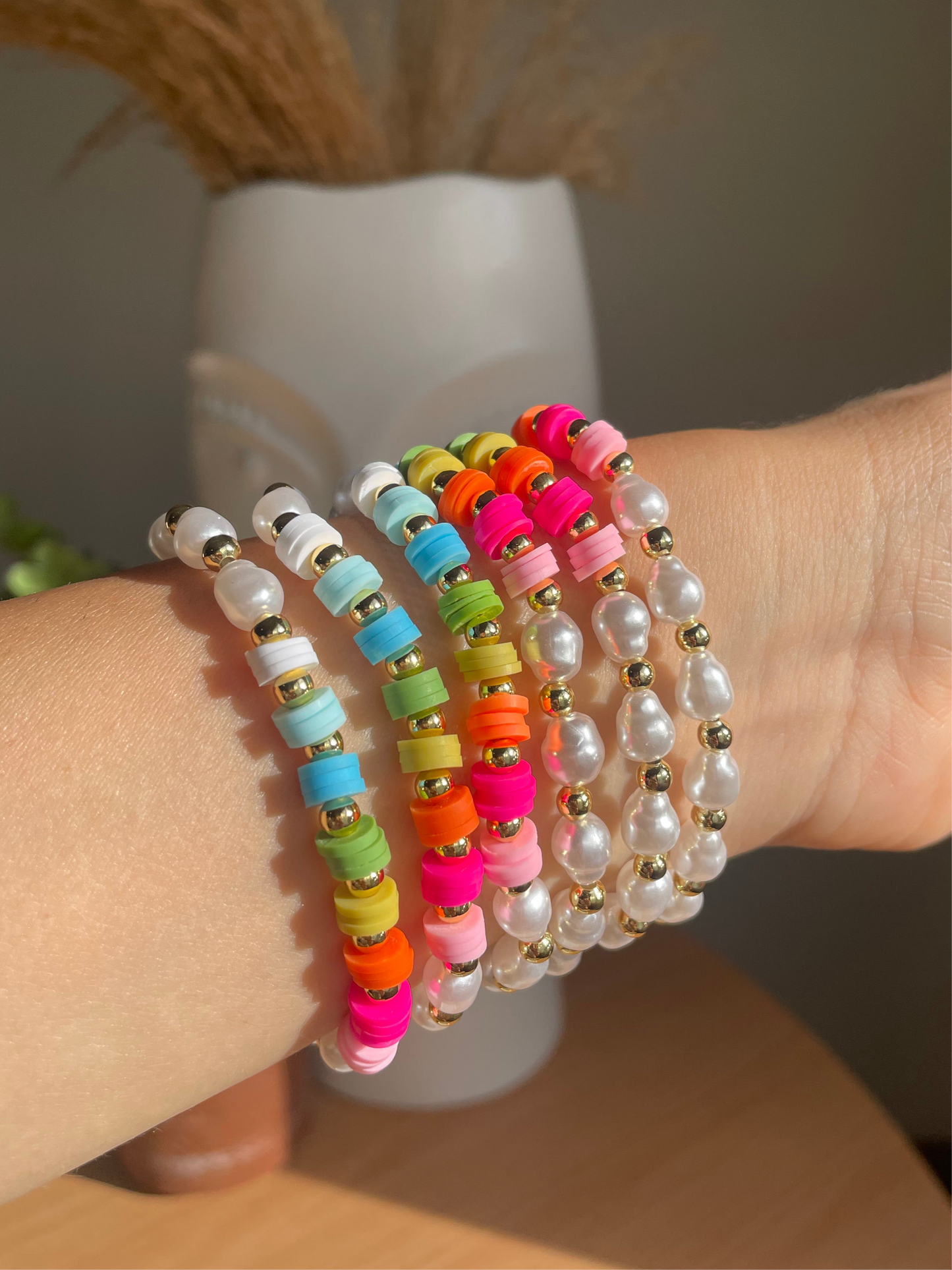 Heishi Halo Bracelet