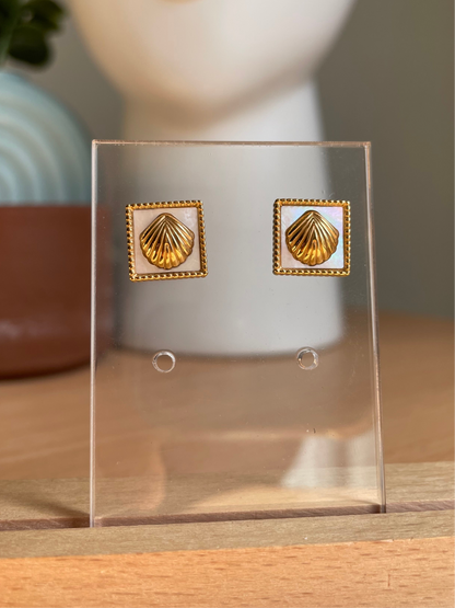Ariel Seashell Earrings